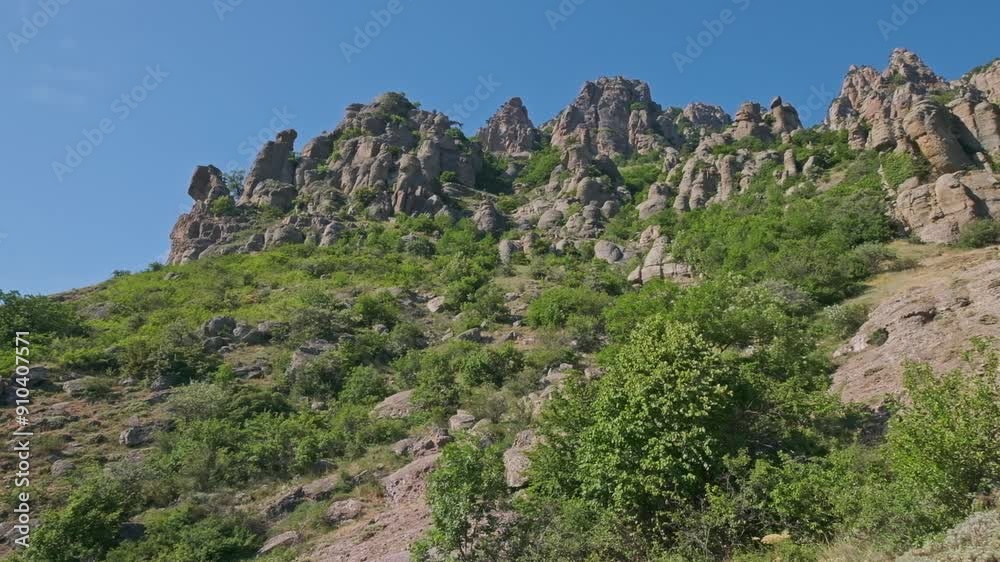 Beautiful mountain landscape with perspective Beautiful mountain landscape with perspective