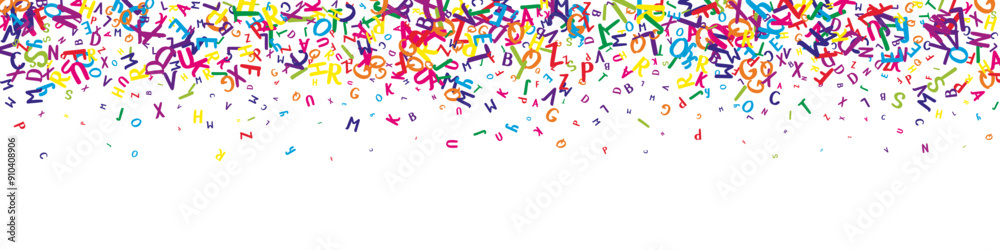 Concept of school background. Colorful childish Concept of school background. Colorful childish