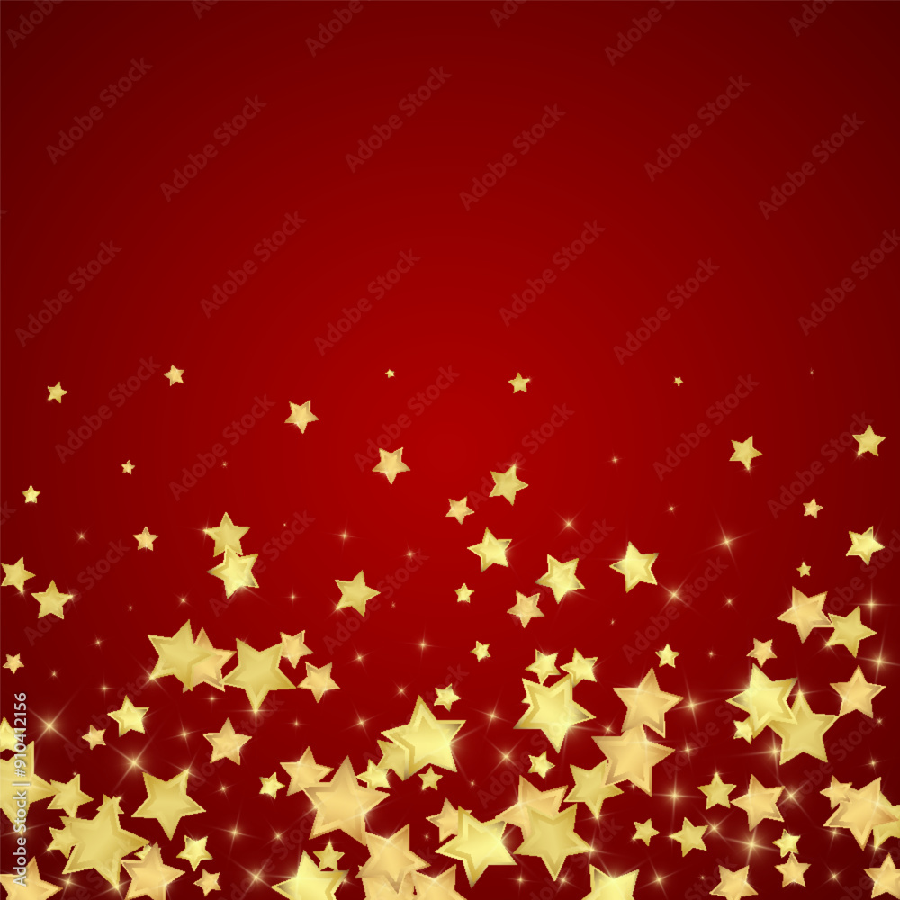 Magic stars vector overlay. Gold stars scattered Magic stars vector overlay. Gold stars scattered