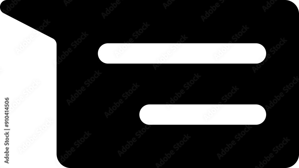 Social Media New Chat Icon On Transparent Background, Message, chat, speech bubble, talk. Social Media New Chat Icon On Transparent Background, Message, chat, speech bubble, talk.