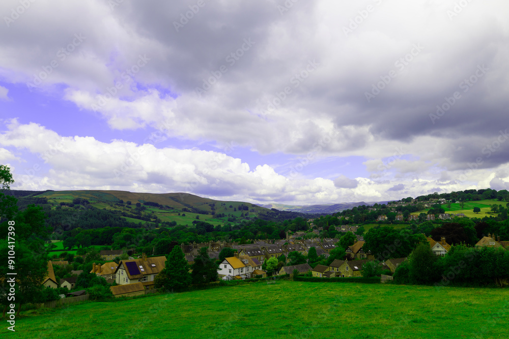 Clouds clearing over Hathersage, in July, 2024. Clouds clearing over Hathersage, in July, 2024.