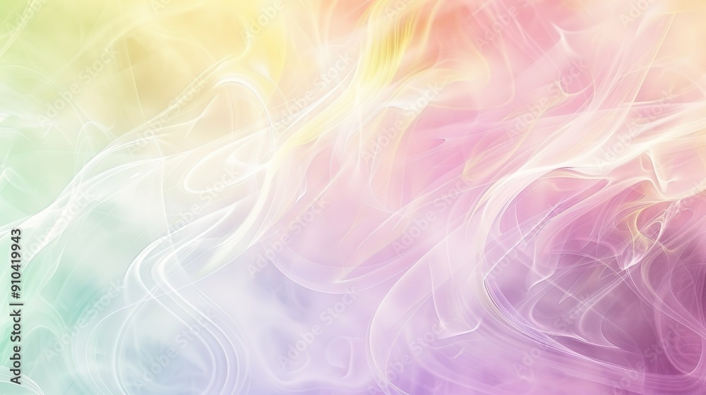 Ethereal Swirls of Colorful Smoke Dancing in Soft Pastel Tones at Dusk Ethereal Swirls of Colorful Smoke Dancing in Soft Pastel Tones at Dusk
