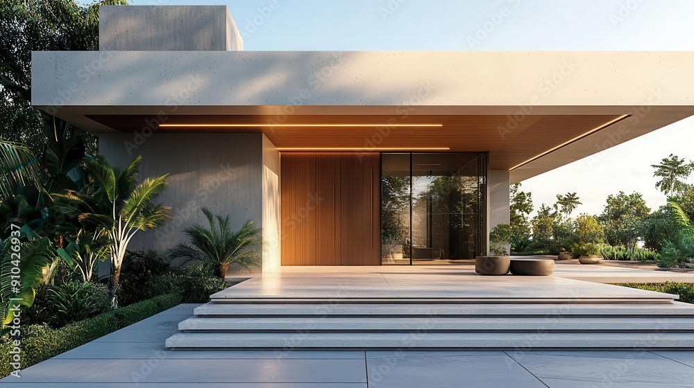 modern minimalist home entrance with sleek wooden front door clean lines neutral tones and subtle lighting create an inviting yet sophisticated atmosphere modern minimalist home entrance with sleek wooden front door clean lines neutral tones and subtle lighting create an inviting yet sophisticated atmosphere
