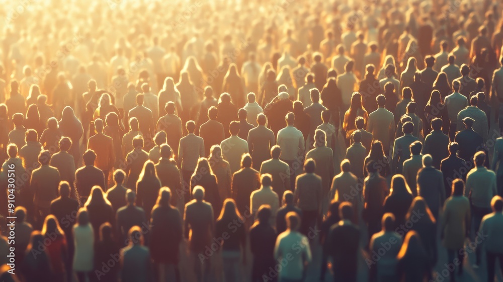 Obraz premium generate an image to show growth in Genz population