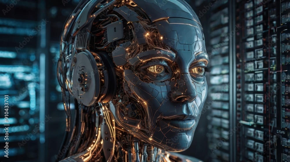 Fototapeta premium AI-Powered Cybersecurity Systems for Real-Time Threat Detection 