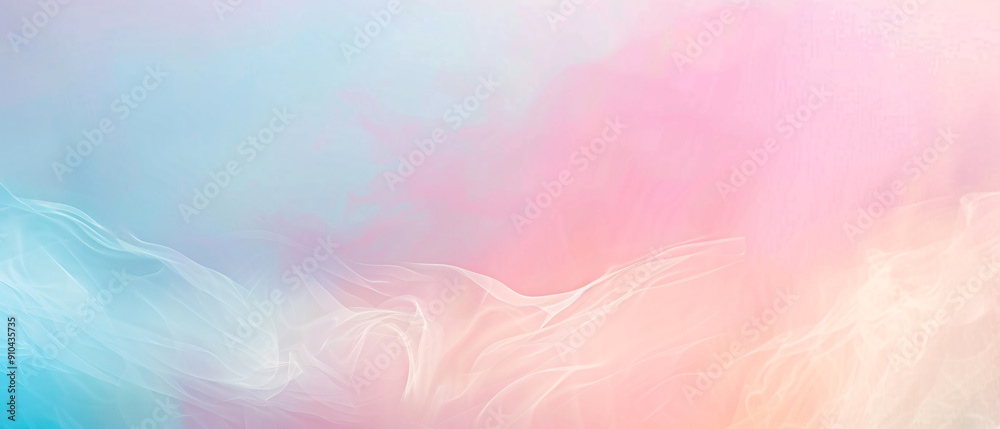 Abstract Pastel Background with Soft White Tulle Fabric Abstract Pastel Background with Soft White Tulle Fabric