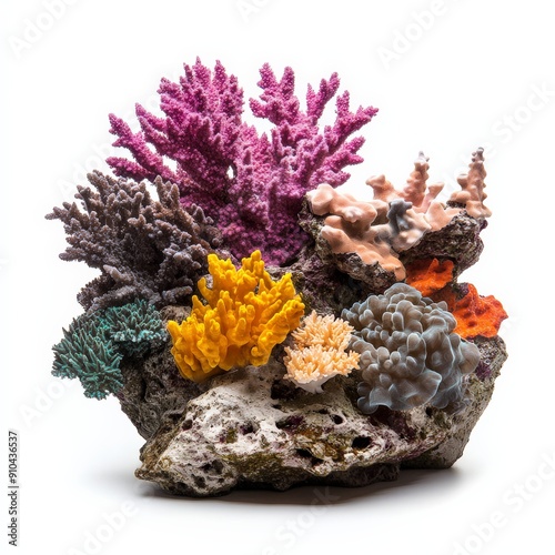 Vibrant coral decorations add charm to aquariums or aquascaping designs