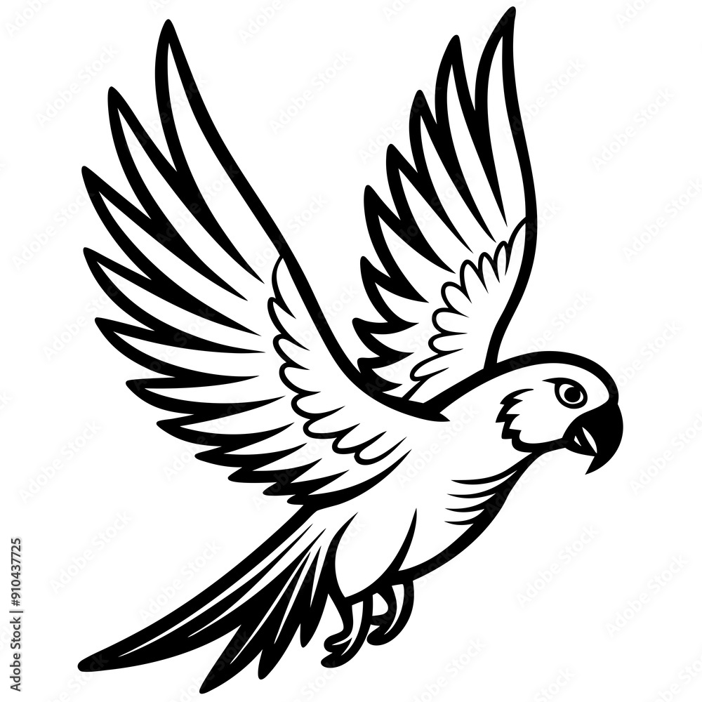 Hand drawn of Cockatoo in zentangle style for Adult coloring book page, shirt design effect, logo, tattoo and decoration.Vector illustration. Hand drawn of Cockatoo in zentangle style for Adult coloring book page, shirt design effect, logo, tattoo and decoration.Vector illustration.