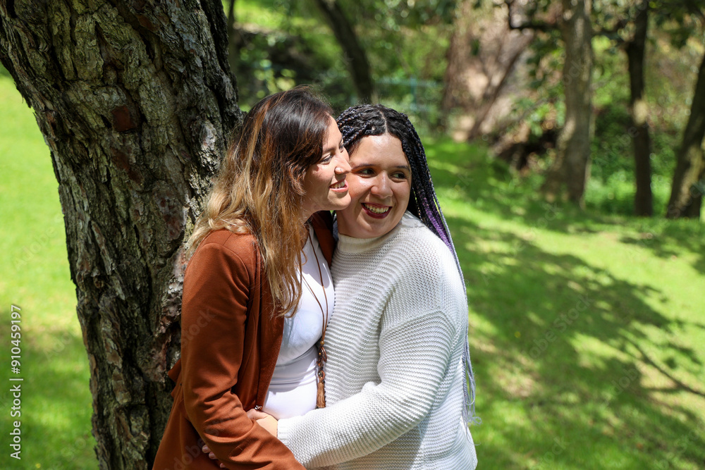 Fototapeta premium Pareja en día de campo