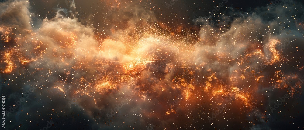 Dust explosion abstract background Dust explosion abstract background