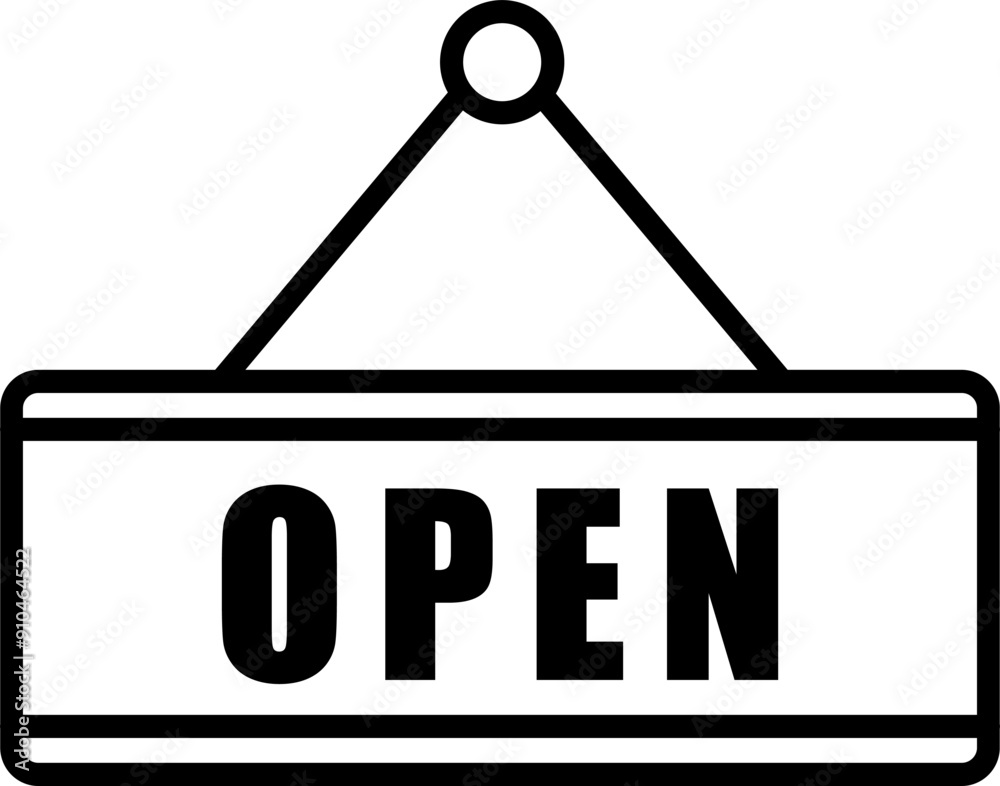 Open store icon illustration. icon related to shopping. Line icon style. Simple vector design editable. File EPS, SVG, PNG Transparent. Open store icon illustration. icon related to shopping. Line icon style. Simple vector design editable. File EPS, SVG, PNG Transparent.