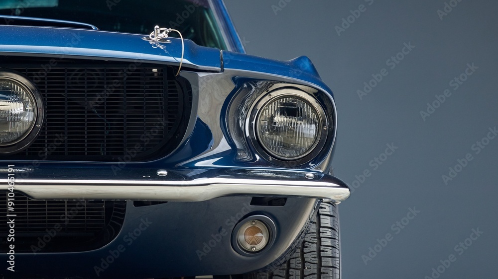 Obraz premium Headlight on a car