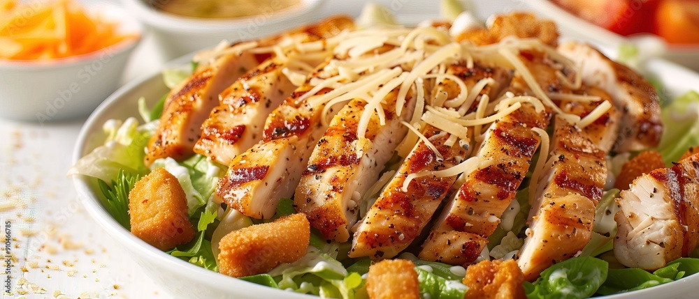 Caesar Salad with cheese, Chicken Salad. Chicken Caesar Salad Caesar Salad with cheese, Chicken Salad. Chicken Caesar Salad