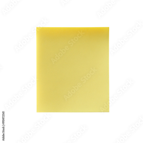 Yellow sticky note.