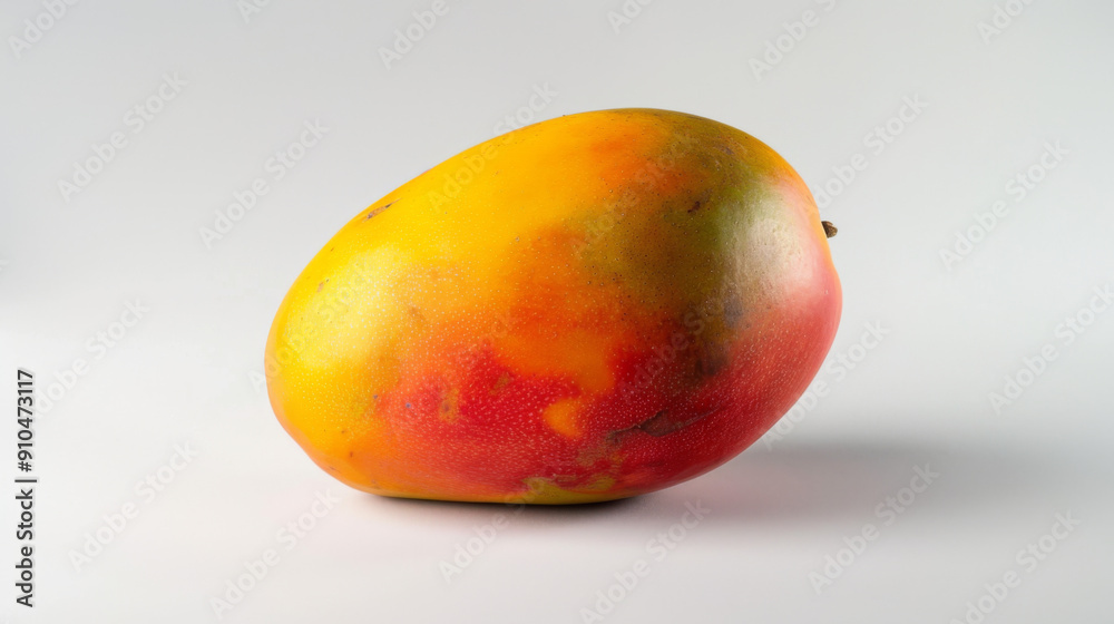 A whole mango isolated on white A whole mango isolated on white