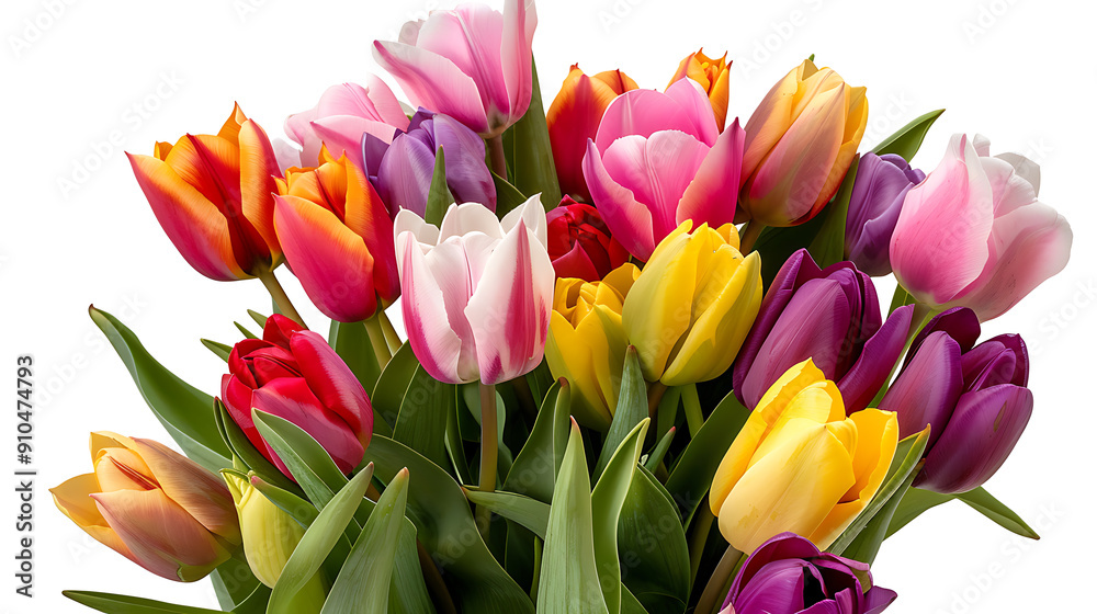 A vibrant bouquet of colorful tulips, pink and purple, perfect for spring celebrations and romantic gestures.
A vibrant bouquet of colorful tulips, pink and purple, perfect for spring celebrations and romantic gestures.