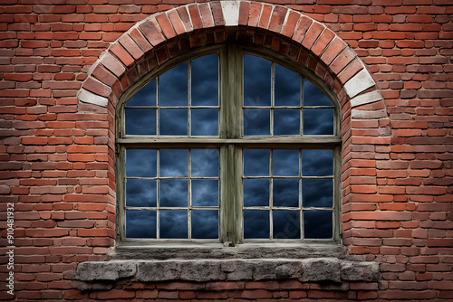old window in the wall
