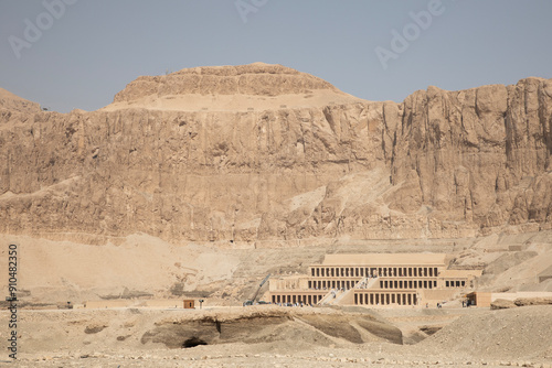 Beautiful view of the ancient temple of Hatshepsut in Luxor, Egypt