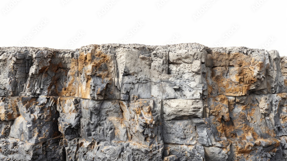 Cliff edge viewpoint overlooking vast landscape under clear sky Cliff edge viewpoint overlooking vast landscape under clear sky
