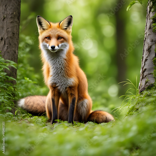 Wallpaper Mural red fox vulpes Torontodigital.ca