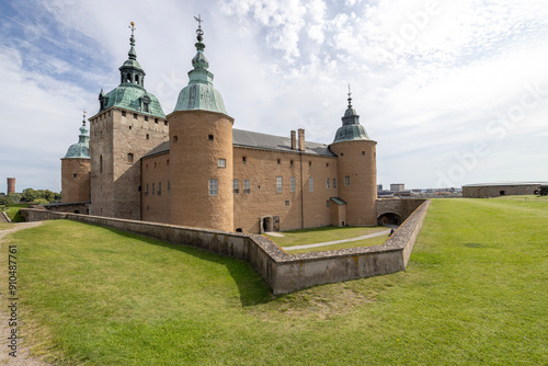 Kalmar Castle is located where Kalmar's harbor was located in the Middle Ages and has played a decisive role in Sweden's history ever since the construction of the castle began at the 12th century