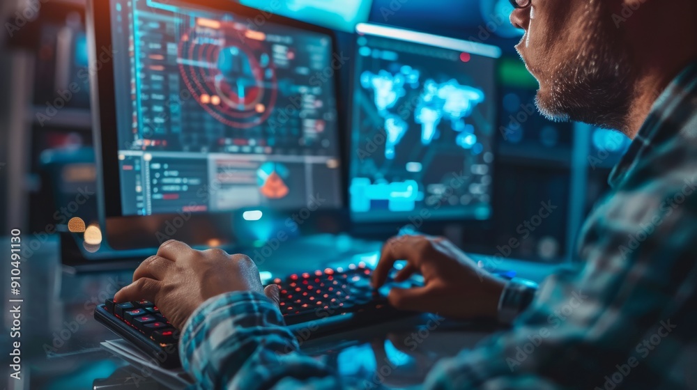 cyber security expert man generative ai cyber security expert man generative ai