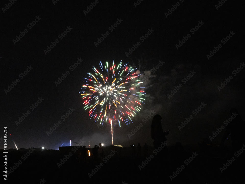 Fourth Of July Fireworks From The Beach And Boardwalk Of The Jersey fourth-of-july-fireworks-from-the-beach-and-boardwalk-of-the-jersey