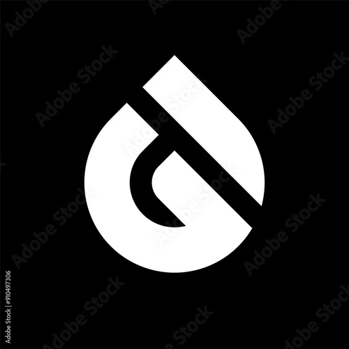 Letter GI or IG creative monogram logo