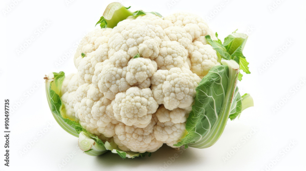 A whole cauliflower isolated on white A whole cauliflower isolated on white