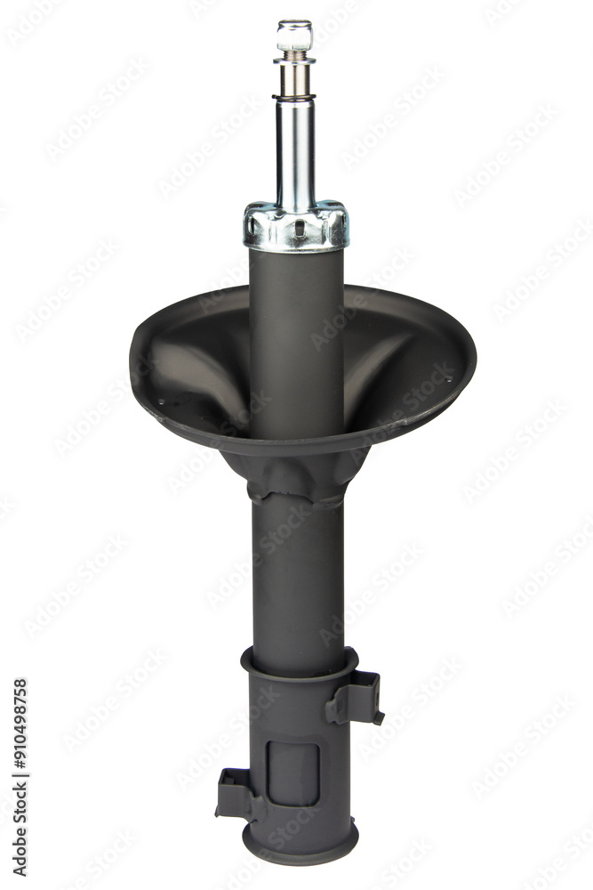 car shock absorber isolated on white background car shock absorber isolated on white background