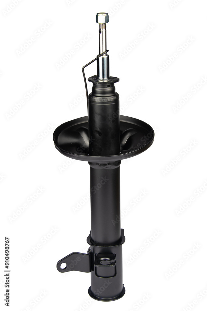 car shock absorber isolated on white background