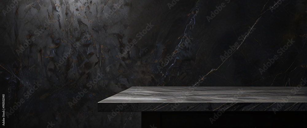 Luxury grey marble surface paired with a black cement stone backdrop, offering a rustic ambiance for product displays. Great for promotional and party-themed imagery Luxury grey marble surface paired with a black cement stone backdrop, offering a rustic ambiance for product displays. Great for promotional and party-themed imagery