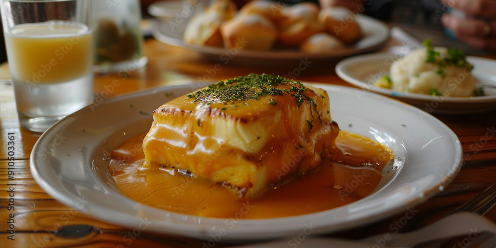 Francesinha on the table Francesinha on the table