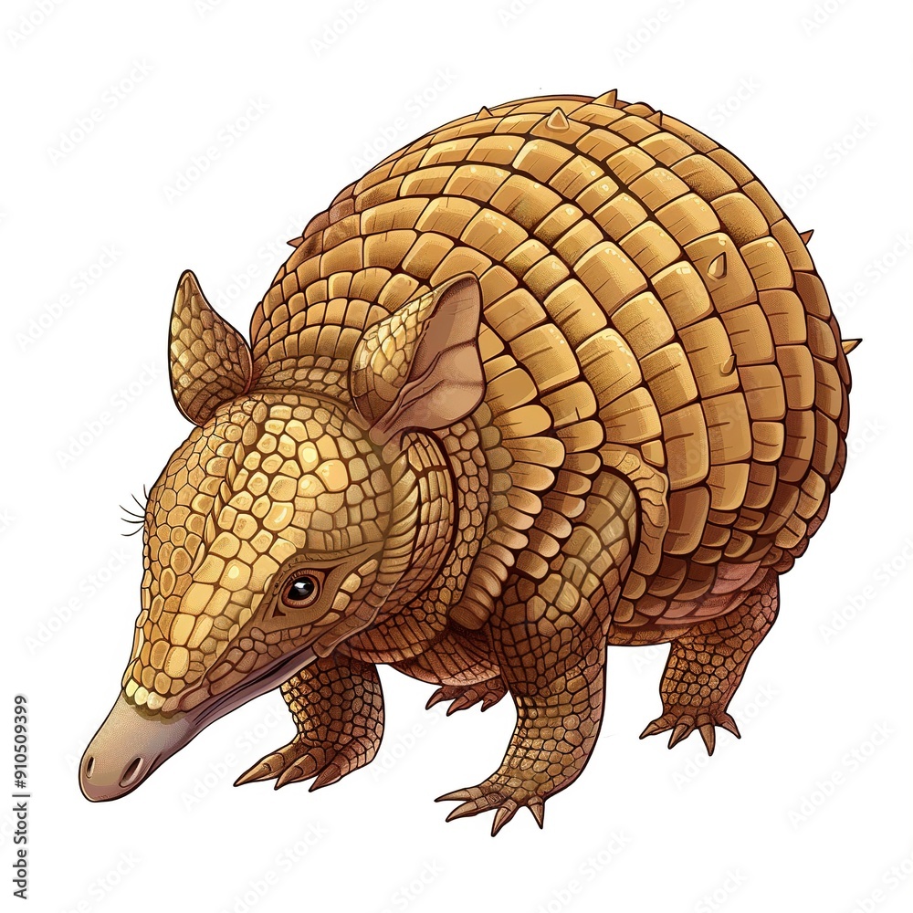 Armadillo Darkness element animal cartoon isolated whitebackground 16:9 Armadillo Darkness element animal cartoon isolated whitebackground 16:9