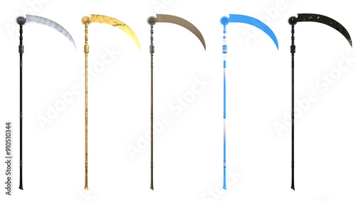 3d render scythe death