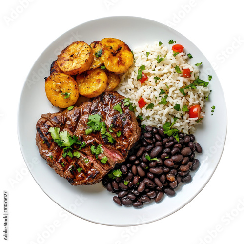 A Plate of a Costa Rican Gr...