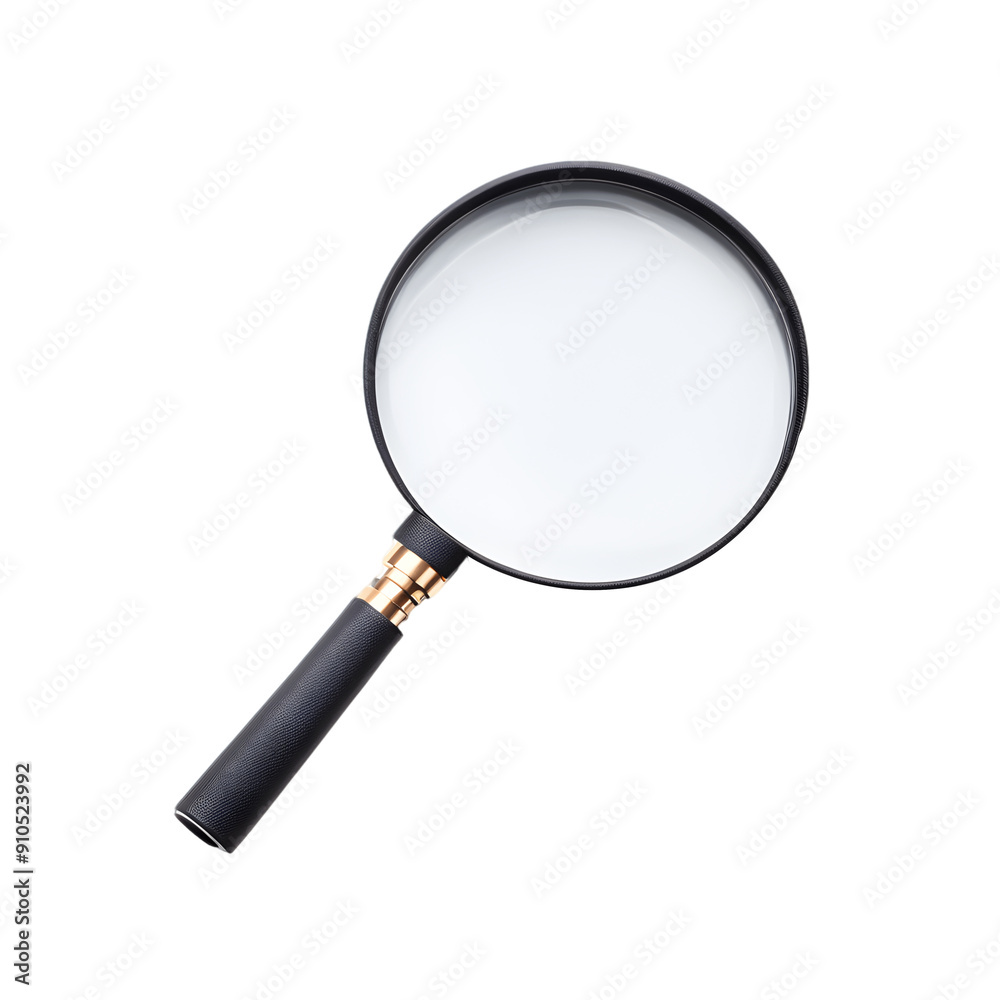 Magnifying Loupe isolated on transparent background Magnifying Loupe isolated on transparent background