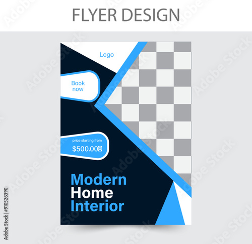 Flyer design Creative Flyer Layout Modern home flyer design