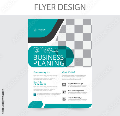 Poster flyer pamphlet brochure cover design layout