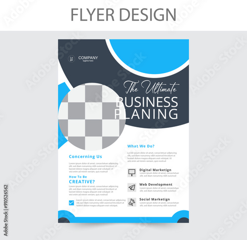 Poster flyer pamphlet brochure cover design layout