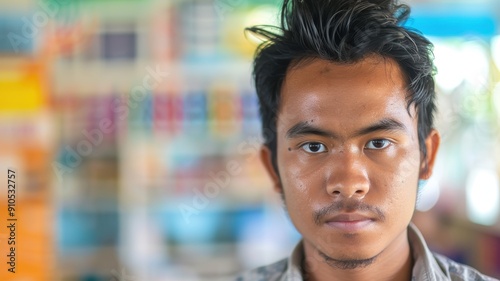 Close-up portrait of a youn...