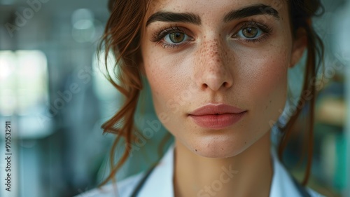 Close-up portrait of a youn...