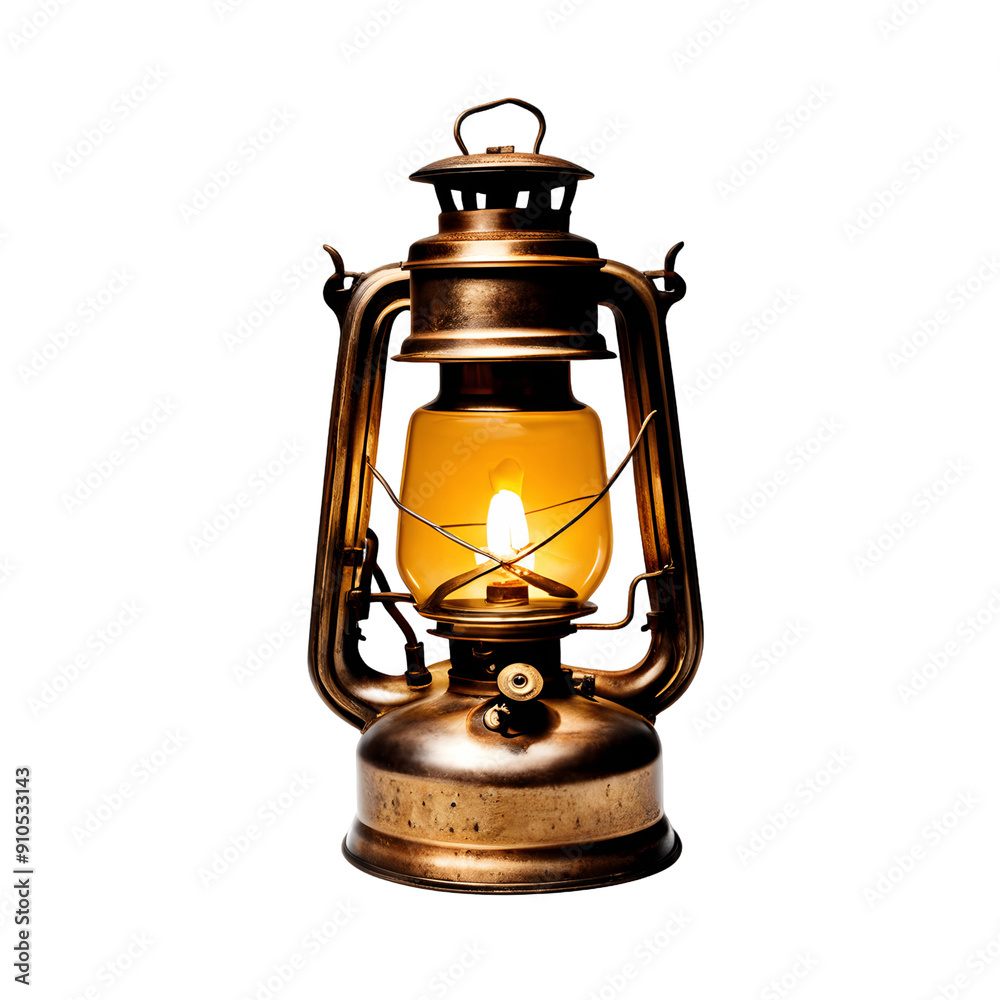 Oil Lamp isolated on transparent background Oil Lamp isolated on transparent background