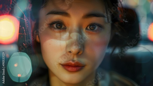 Close-up portrait of a youn...