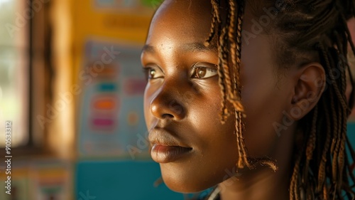 Close-up portrait of a youn...