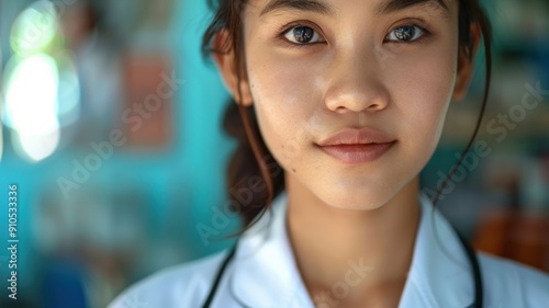 Close-up portrait of a youn...