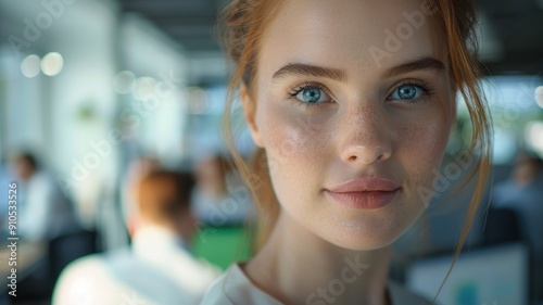 Close-up portrait of a youn...