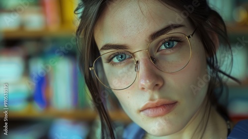 Close-up portrait of a youn...
