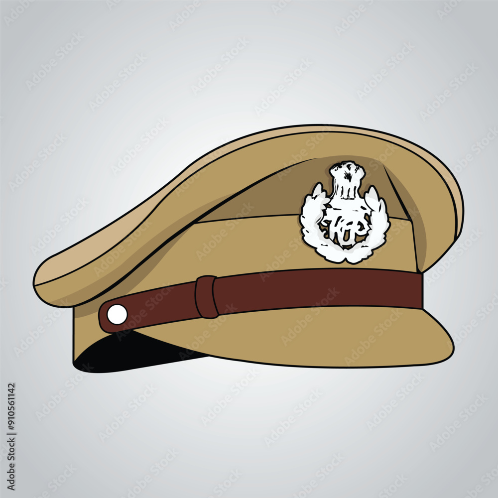 Indian Police Officer vector illustration