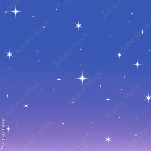 illustration backgroud of starry night sky